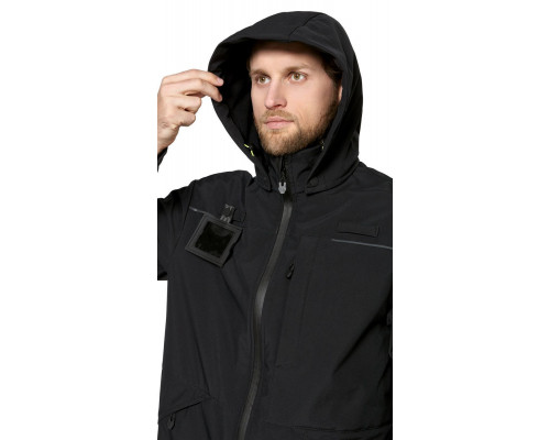 Куртка-софтшелл мужская демисезонная «Геолэндер», чёрная